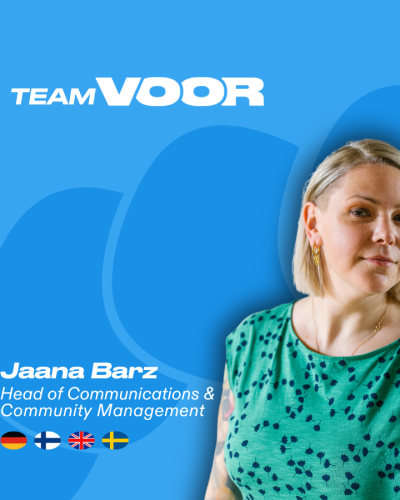 MEET TEAM VOOR: Jaana Barz