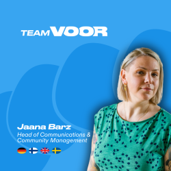 MEET TEAM VOOR: Jaana Barz