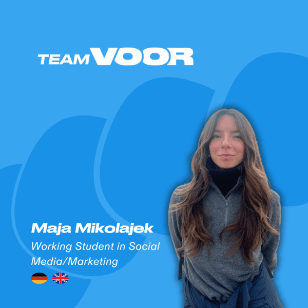 UPOZNAJ TIM VOOR: Maja Mikolajek