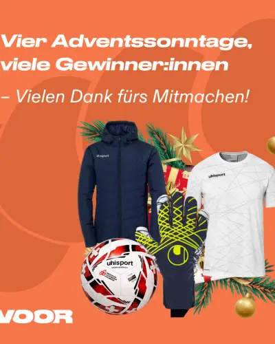 Vielen Dank für die Teilnahme am VOOR Advents-Gewinnspiel!